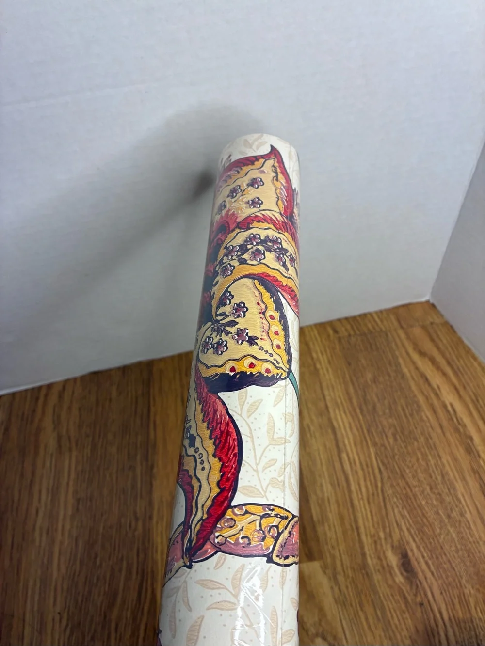 2000's Gramercy Grandmillennial Jacobean Floral Wallpaper 27 In 9 Yds 60 Sq Ft